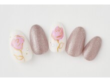 アトリエプラスエヌ(Atelier+N)/【シンプルデザイン】水彩バラ