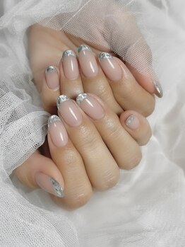 クルール(Couleur)/大人気！ガラスフレンチネイル♪