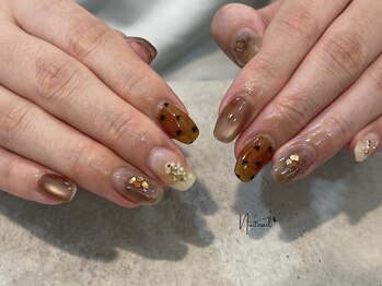 ナッティ(natti)/ブラウンニュアンスデザイン