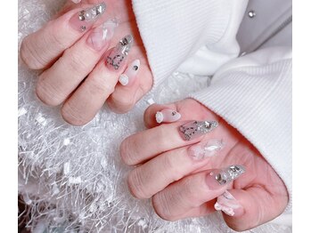 ピンクチェックデザイン