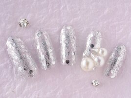 キラキラミックスネイル