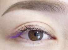 ミニョンアイラッシュデザインサロン 金剛店/＋カラー　【パープル】