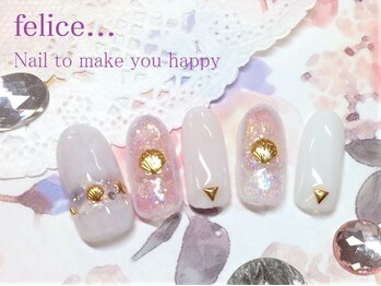 ネイルサロン フェリーチェ(felice)/【定額ネイル】¥7980