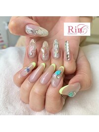 ネオンフレンチネイル