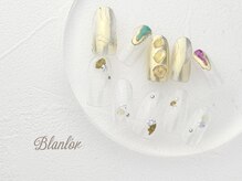 ネイルサロン ブランロール 白金店(Nail Salon Blanl'or)/gold&silver アシメNAIL