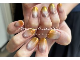 秋色ネイル