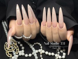 ベース色追加ラメグラデーション