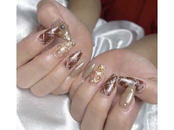 チップ長さ出しネイル