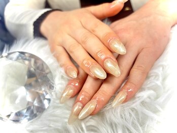 ラピネイル(Lapi Nail)/ワンカラー×キラキラ