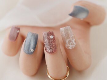 フラワーアートネイル