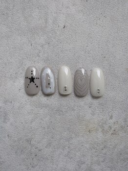 アトリエマッジョ(Atelier Maggio)/韓国風♪ホワイトネイル