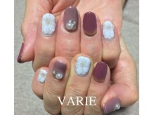 ヴァリエ(VARIE)/くすみカラー×お花アート
