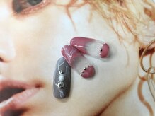 ジュエルズ ネイル(Jewels Nail)/大理石フレンチの大人ネイル♪