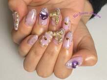 アン ジョーヌドラゴ/【自爪ネイル】パープルネイル