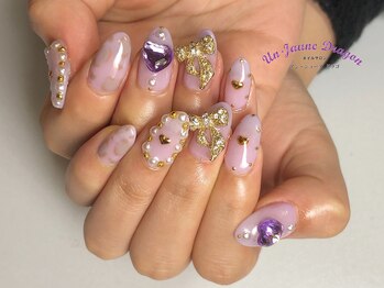 アン ジョーヌドラゴ/【自爪ネイル】パープルネイル