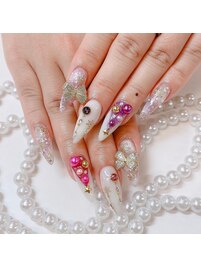 アシメクリスマスネイル★