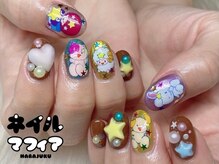 ネイルマフィア 渋谷(NAIL MAFIA)/ロゴキャラネイル