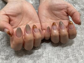 秋色グラデ