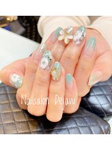 デジャヴ(Dejavu)/春のおまかせフラワーネイル