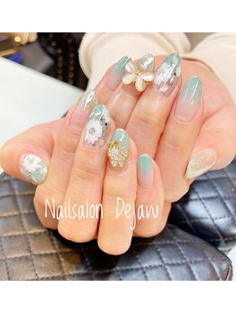 デジャヴ(Dejavu)/春のおまかせフラワーネイル