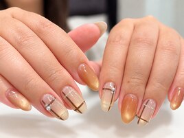 秋カラー｜高知市ネイル