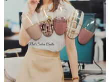 ネイルサロン アミティエ(Nail Salon Amitie)/ French：チェック×mirror