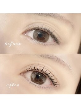 センスオブビューティー 東新宿店(SENSE OF BEAUTY)/瞼を避けてカール♪