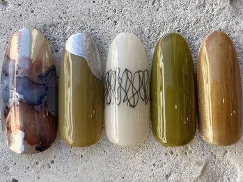 フリークネイル(FREAK Nail)/インクカーキニュアンス ¥10000