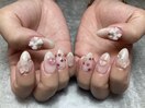 持ち込みさくらんぼネイル