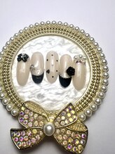 ブリリアント/＃韓国風ワンホンネイル