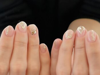 ザ フタコネイル(the 25 Nail)/ラメグラデ、パール散らし