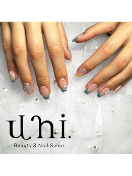 ユニ ビューティー アンド ネイルサロン(uni.Beauty&Nail salon)/フレンチ/フラワー