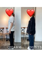 ピエール ナリタイラボ 薬院店(Piel NARITAI LABO)/猫背の変化です♪