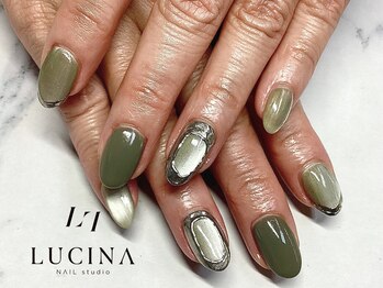 ネイルスタジオ ルキナ(LUCINA)/T-257 大人上品ニュアンスネイル