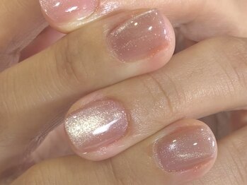 フェミニンネイル(Feminine Nail)/自爪育成♪マグネットネイル