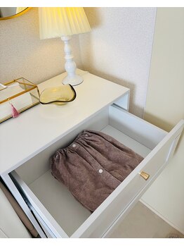 ランティル(l’until)/お着替え用ガウンをご用意