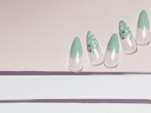 シエル ネイルズ(CIEL NAILS)/ 4月 ハンド 定額 シンプル1