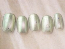 アイネイルズ 天神今泉店(I-nails)/グリーンミラーハート