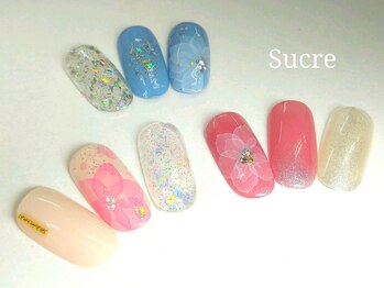 シュクル(Sucre)/たらしこみフラワー☆