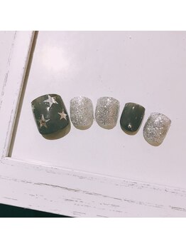 エムズ サロン(M's SALON)/フットネイル10本やり放題5000円