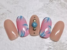 ネイルサロン ウノ 湘南平塚(UNO)/手書きネイル