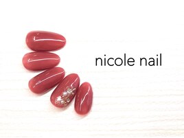 ワンカラーシンプルアート￥8000