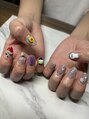 エクラ(eclat)&nbsp;キャラクターオーダーネイル※当日不可。事前予約にて承ります！