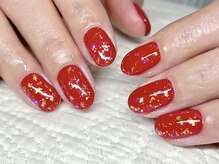 モーヴネイル(mauve.nail)の雰囲気（甘皮周りの丁寧なケアで実現するキワまでの塗り）