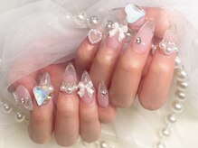 ジョアアンジェ 京橋店(joieange)/クリアネイル ガーリーネイル
