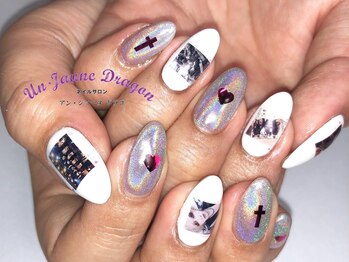 アン ジョーヌドラゴ/【自爪ネイル】プリントネイル