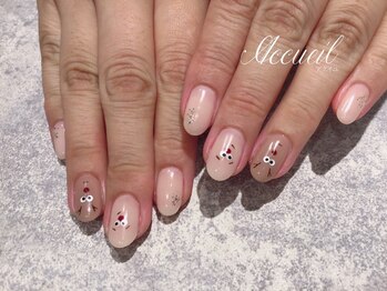 アクイユ 銀座店(ACCUEIL)/クリスマスネイル