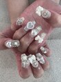 ネイルサロン レクラン(Nail Salon L'ecrin)&nbsp;ゴテゴテネイル　ロングネイル　ビジューネイル