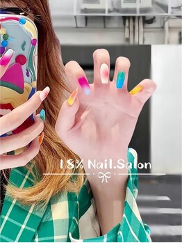 エイティーンパーセントネイル(18%ネイル)/スカルプネイル