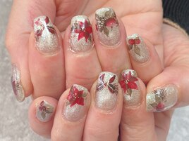 クリスマスネイル